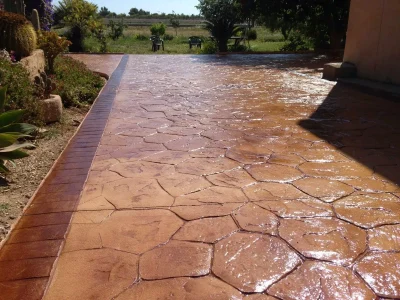 Instalación de Hormigón Impreso en Madrid | Hormigón Impreso Pavistar